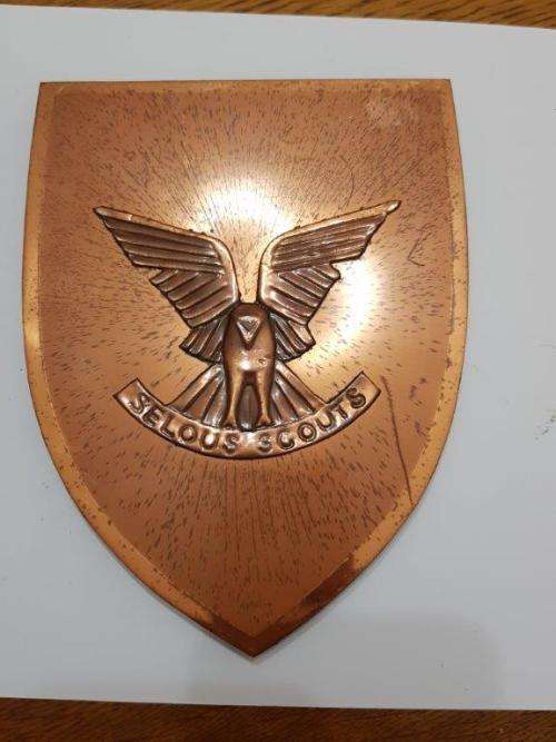 Rhodesian Selous Scouts Plaque. Rhodesia.