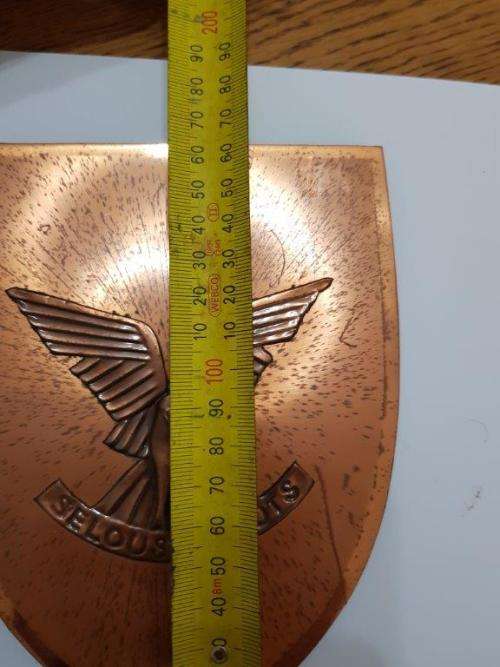 Rhodesian Selous Scouts Plaque. Rhodesia.