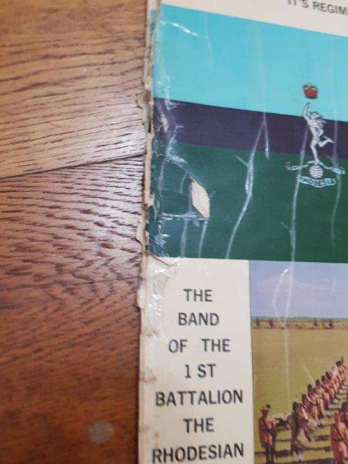 Record of Rhodesian Marches LP. The Rhodesian Army Presents.