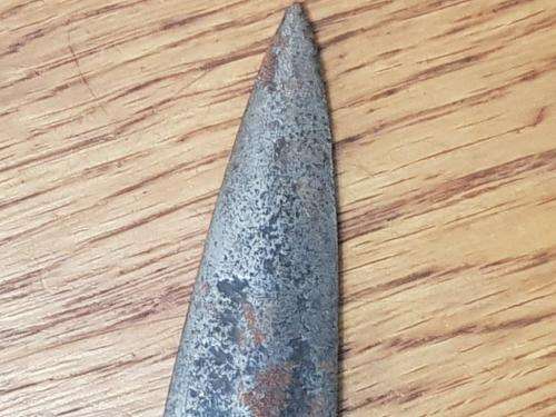 British Pattern 1888 Bayonet. No sheath and blade is pitted. MK1 type 2.