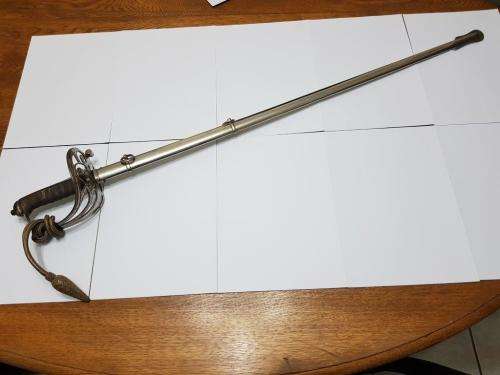 Royal Rifles Levee Sword with Sword knot.