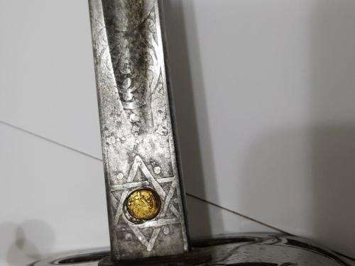 Royal Rifles Levee Sword with Sword knot.