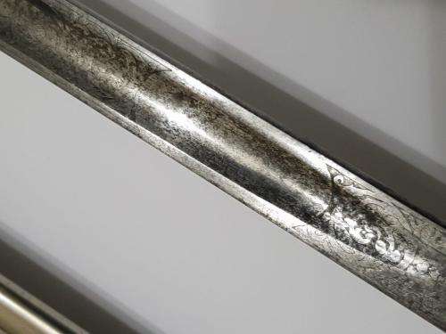 Royal Rifles Levee Sword with Sword knot.