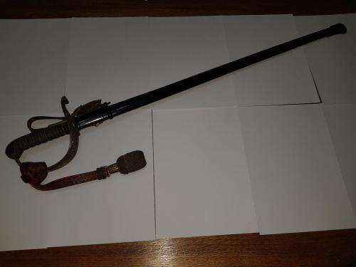 Swiss Pattern 1899 Infantry Officer's Sword with Sword knot.