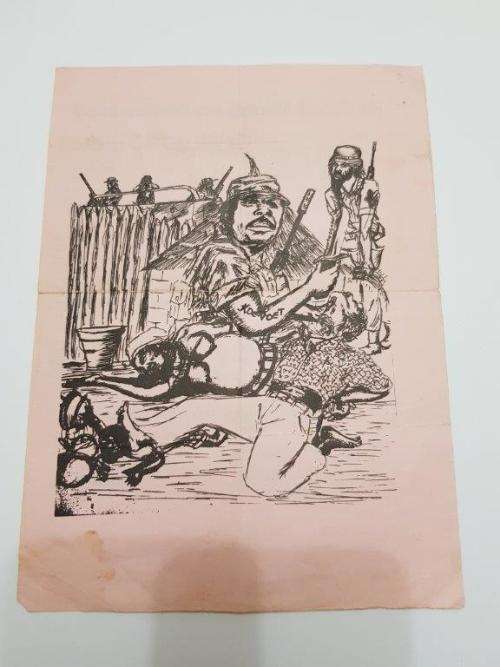 Bush War SWAPO Propaganda leaflet opposing Koevoet. Very Scarce.