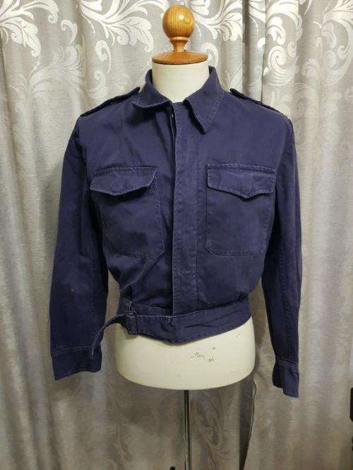 British South African Police Reserve Blue Bunny Jacket. BSAP. Missing Shoulder titles.