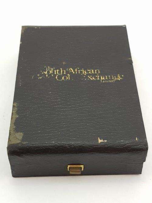 John Vorster 30 Years of The National Party silver coin is SA Gold Coin Exchange box