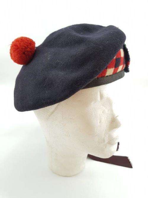Transvaal Scottish Tam O Shanter Cap with Badge.