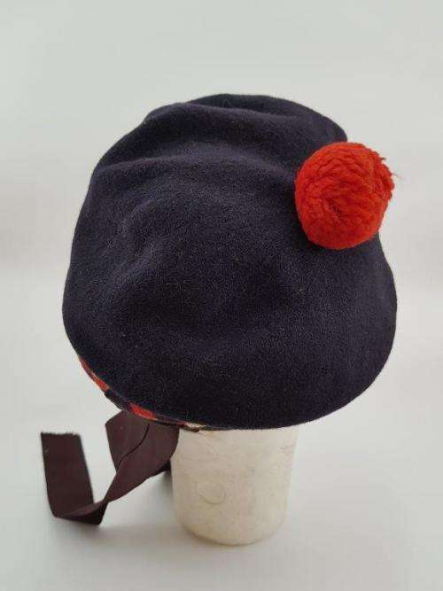 Transvaal Scottish Tam O Shanter Cap with Badge.
