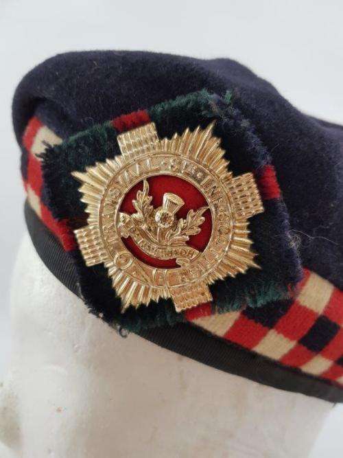 Transvaal Scottish Tam O Shanter Cap with Badge.
