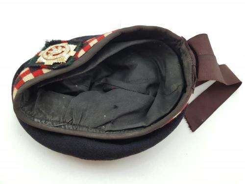 Transvaal Scottish Tam O Shanter Cap with Badge.