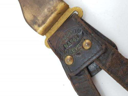 Italian Blackshirts WWII Officer's Belt and Dagger Hanger. Rare!!!