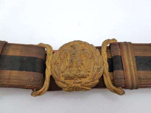Italian Blackshirts WWII Officer's Belt and Dagger Hanger. Rare!!!