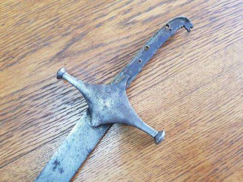 Egyptian Mameluke form the Napoleonic era. Makers mark on blade but missing the grips.