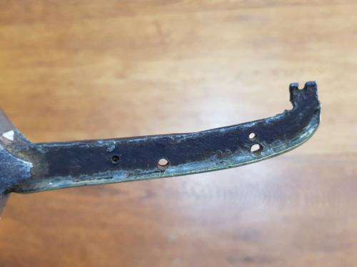 Egyptian Mameluke form the Napoleonic era. Makers mark on blade but missing the grips.