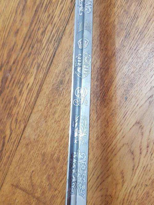 British Pattern 1912 Cavalry Officers Sword by Charles Reeves, Birmingham.