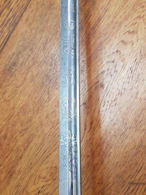 British Pattern 1912 Cavalry Officers Sword by Charles Reeves, Birmingham.