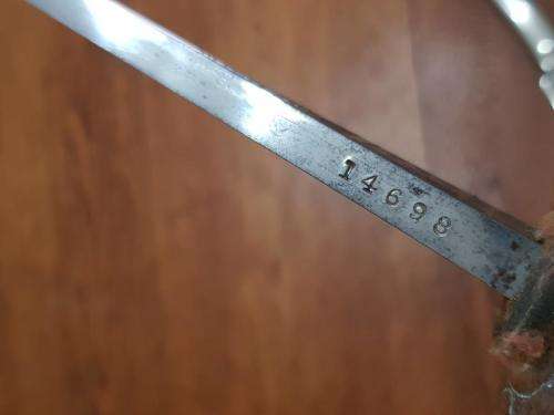 British Pattern 1912 Cavalry Officers Sword by Charles Reeves, Birmingham.