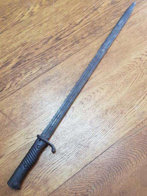German S98 Erfurt Sawback Bayonet. Rare...