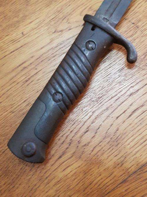 German S98 Erfurt Sawback Bayonet. Rare...