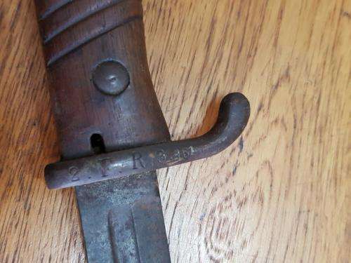 German S98 Erfurt Sawback Bayonet. Rare...