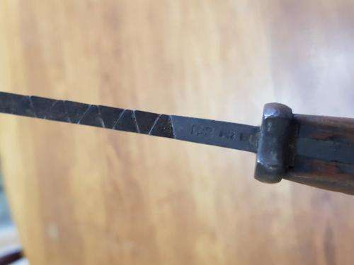 German S98 Erfurt Sawback Bayonet. Rare...