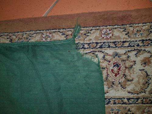 Standard size Rhodesian Flag by William Smith. Torn and toggle cut.