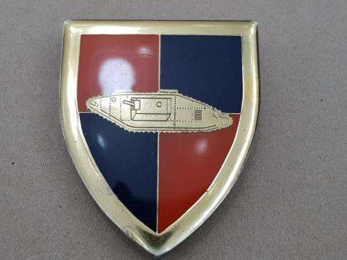 School of Armour Shoulder Flash. Pins Intact.