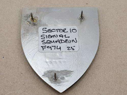 SWA Sector 10 Signal Squadron Shoulder Flash. One pin Replaced.