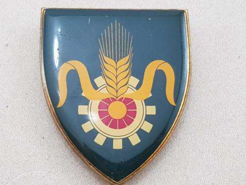 Quartermaster General Shoulder Flash. Pins Intact.