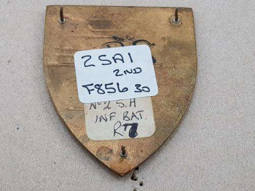2 SAI Shoulder Flash. Pins Intact.