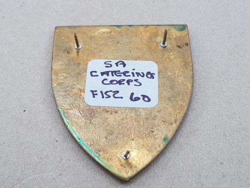 Catering Corps Academy Shoulder Flash. Pins Intact.