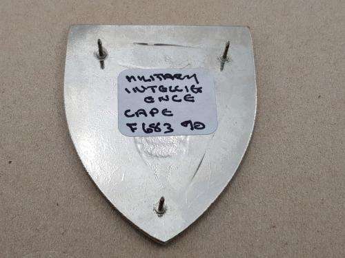 Military Intelligence Western Province Shoulder Flash. Pins Intact.