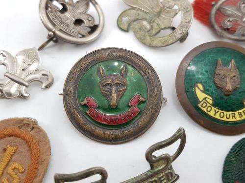 Stunning collection of Boy Scout badges and memorabilia.