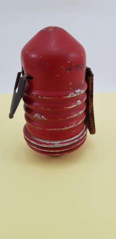 Italian M35 WWII Red Devil Hand Grenade. Inert. No international Shipping.