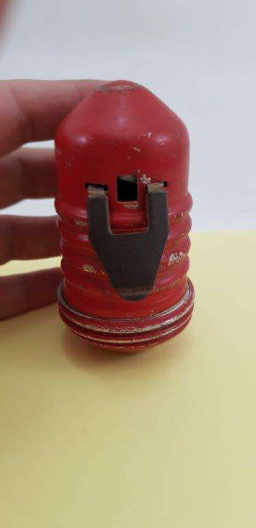 Italian M35 WWII Red Devil Hand Grenade. Inert. No international Shipping.