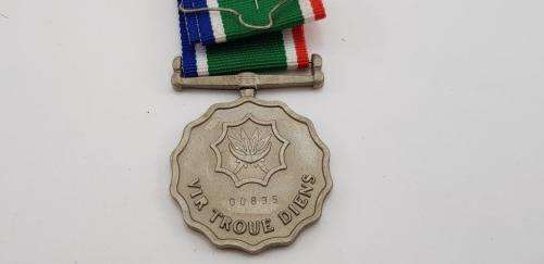 Full size Faithful Service Medal.