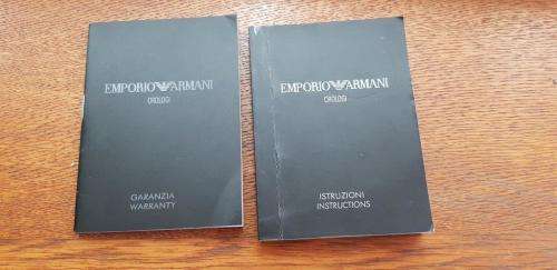 As new Emporio Armani Mens Watch. Needs Battery.