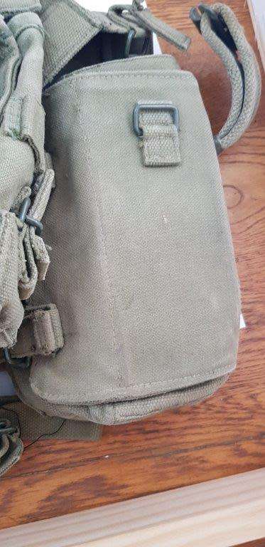 Early Pattern Kidney pouches, web belt, ammo pouches as used By SA and Rhodesian Forces.