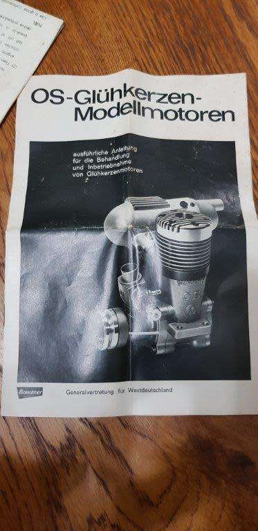 O.S. Max S35 R/C Airplane Engine in original box. Selling as is.