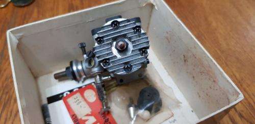 O.S. Max S35 R/C Airplane Engine in original box. Selling as is.