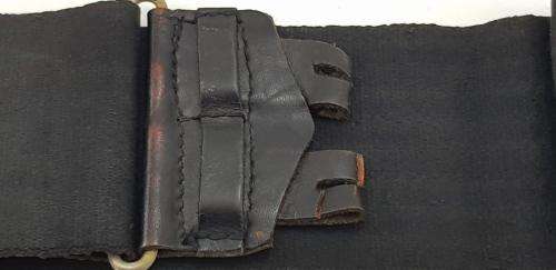 Rhodesian BSAP Blackened stable Belt. Leather split and broken.