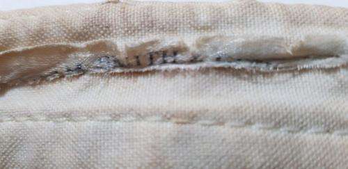 Rhodesian Flag with Partial William Smith label. Badly worn and torn.