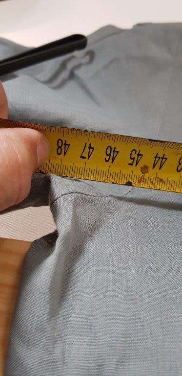 Rhodesian BSAP Grey Shirt with Grey Support Unit Patch. 47Cm Armpit to Armpit.