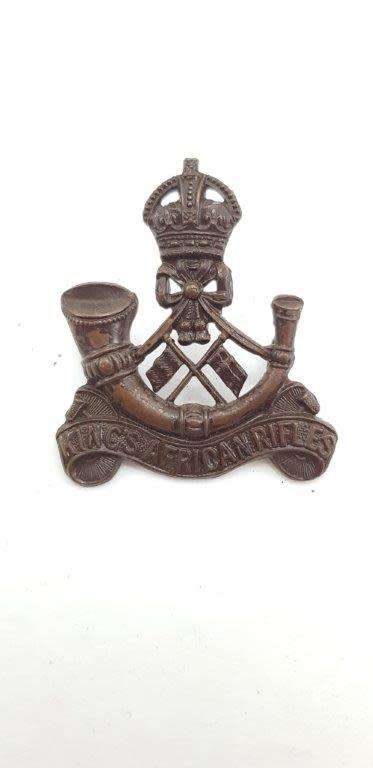 King's African Rifles Signals Section Cap Badge.