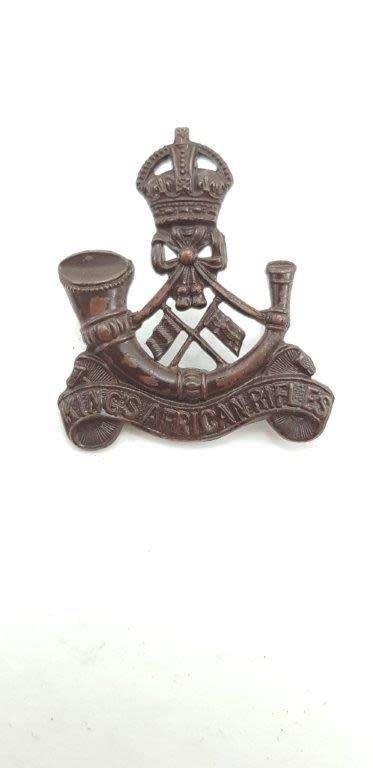 King's African Rifles Signal Section Cap Badge.