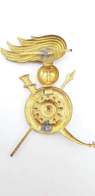 Italian WWII Royal Army Ascari Tarbush Hat Badge. Missing one fastening prong.