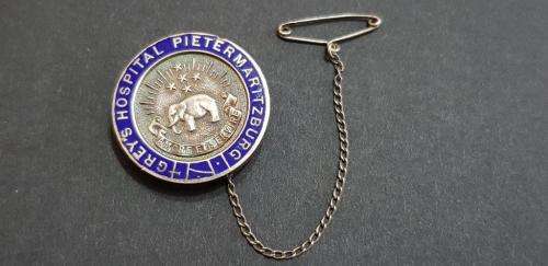 Nurses Badge for Grey's Hospital Pietermaritzburg. SAM.