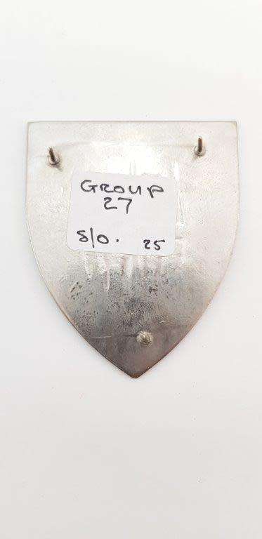 Group 27 HQ Shoulder Flash. All pins Intact.