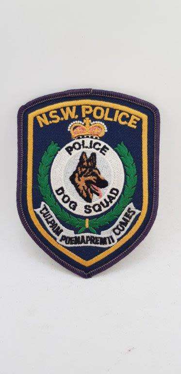 New South Wales Police Dog Squad patch.